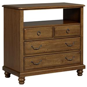 Vaughan Bassett Arrendelle Media Unit - 4 Drawers